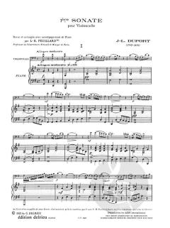 Sonate Nr. 1 von Jean-Louis Duport 