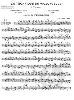 Technique du violoncelle Vol. 2 von Louis R. Feuillard im Alle Noten Shop kaufen