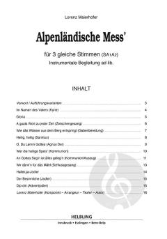 Alpenländische Mess' (Lorenz Maierhofer) 