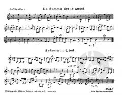 Aus dem Spielgut der Alpbacher Bläser 