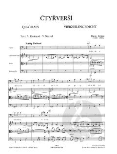 3 Lieder von Hans Krása 