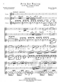 Arie der Rosine (Giovanni Paisiello) 