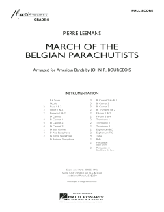 March Of The Belgian Parachutists von Pierre Leemans (Download) 