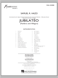 Jubilateo (Fanfare And Allegro) von Samuel R. Hazo (Download) 