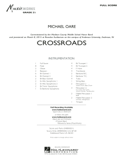 Crossroads von Michael Oare (Download) 