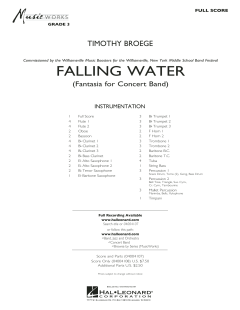 Falling Water von Timothy Broege (Download) 