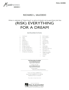(Risk) Everything For A Dream von Richard Saucedo 