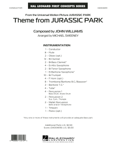 Theme from Jurassic Park von John Williams (Download) 