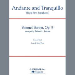 Andante And Tranquillo von Samuel Barber (Download) 