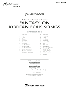 Fantasy on Korean Folk Songs (Download) 