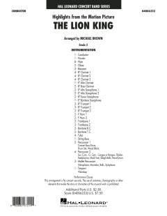 The Lion King von Tim Rice (Download) 