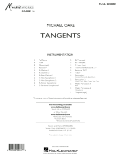 Tangents von Michael Oare (Download) 