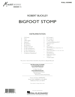 Big Foot Stomp von Robert Buckley Farlee (Download) 
