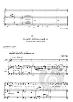 Drei Lieder / Wiegenlied op. 1 von Gideon Klein 