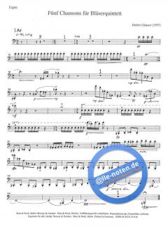 Fünf Chansons (Detlev Glanert) 