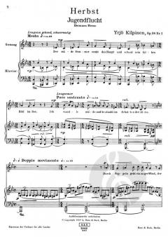 Herbst op. 98 von Yrjö Kilpinen 