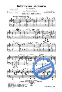 Intermezzo sinfonico / Serenata von Pietro Mascagni 