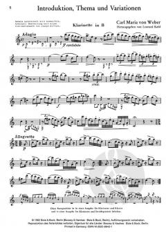 Introduktion, Thema und Variationen von Carl Maria von Weber 
