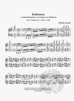 Kadenzen von Ludwig van Beethoven 