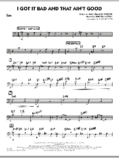 I Got It Bad And That Ain't Good von Duke Ellington (Download) 