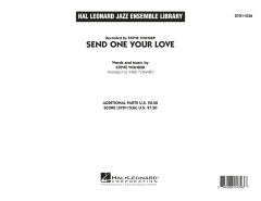 Send One Your Love von Stevie Wonder (Download) 