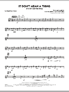 It Don't Mean A Thing von Duke Ellington (Download) 