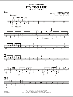 It's Too Late (Alto Sax Feature) von Carole King (Download) 