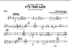 It's Too Late (Alto Sax Feature) von Carole King (Download) 