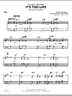 It's Too Late (Alto Sax Feature) von Carole King (Download) 