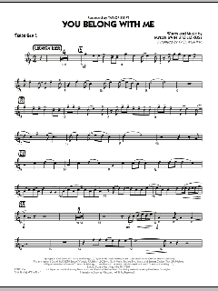 You Belong With Me von Taylor Swift (Download) 