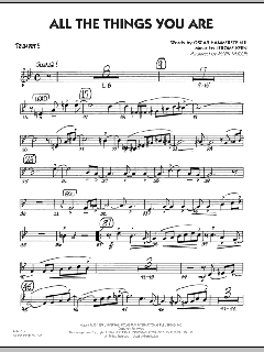 All The Things You Are von Jerome Kern (Download) 