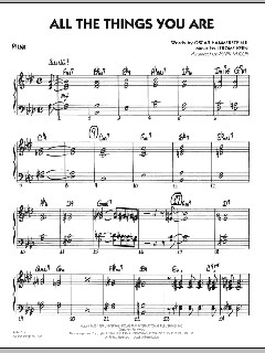 All The Things You Are von Jerome Kern (Download) 