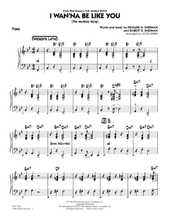 I Wan'na Be Like You von Robert Bernard Sherman (Download) 