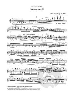 Sieben Sonaten op. 91 Heft 1 von Max Reger 