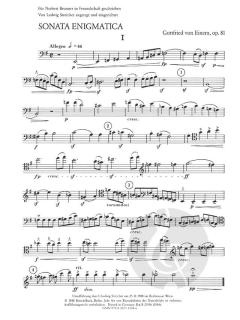 Sonata enigmatica op. 81 von Gottfried von Einem 