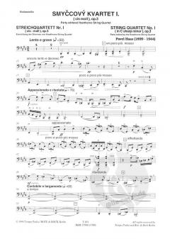 Streichquartett Nr. 1 cis-Moll von Pavel Haas im Alle Noten Shop kaufen