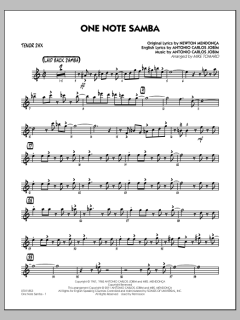 One Note Samba von Antonio Carlos Jobim (Download) 