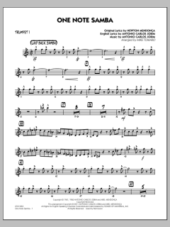 One Note Samba von Antonio Carlos Jobim (Download) 