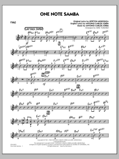 One Note Samba von Antonio Carlos Jobim (Download) 