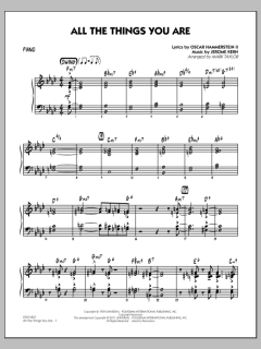 All The Things You Are von Jerome Kern (Download) 