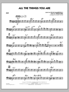 All The Things You Are von Jerome Kern (Download) 