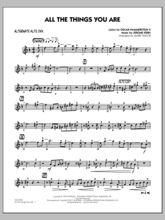 All The Things You Are von Jerome Kern (Download) 