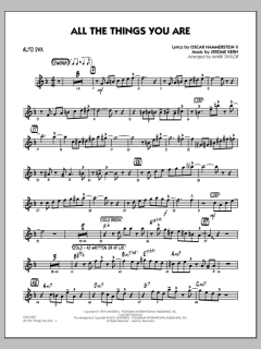 All The Things You Are von Jerome Kern (Download) 