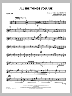 All The Things You Are von Jerome Kern (Download) 