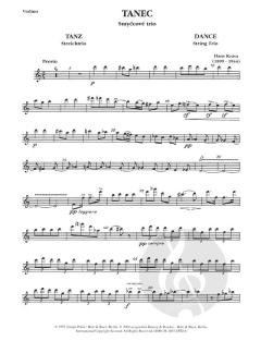 Tanz von Hans Krása 