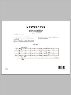 Yesterdays von Jerome Kern (Download) 