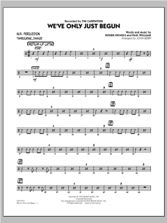 We've Only Just Begun von Roger Nichols (Download) 