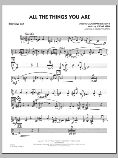 All The Things You Are von Jerome Kern (Download) 