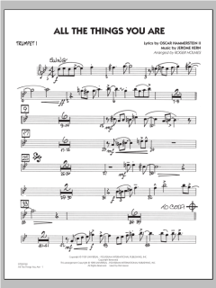 All The Things You Are von Jerome Kern (Download) 