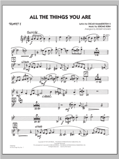 All The Things You Are von Jerome Kern (Download) 